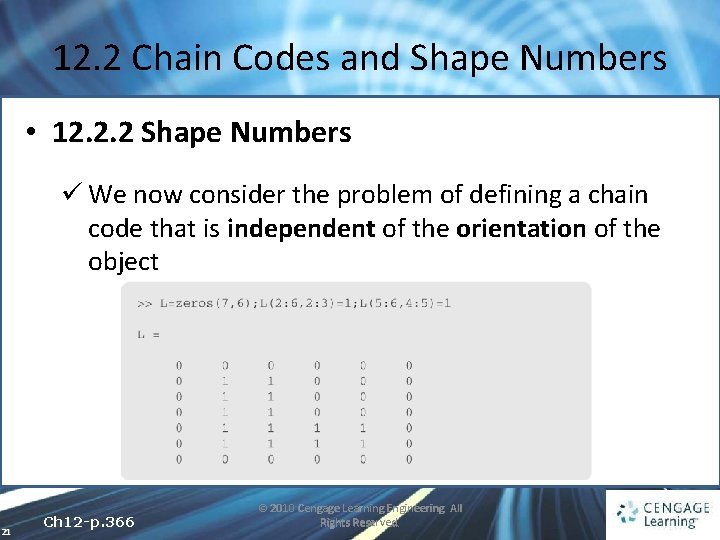 12. 2 Chain Codes and Shape Numbers • 12. 2. 2 Shape Numbers ü