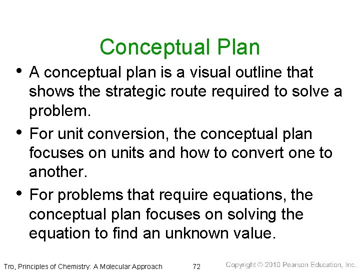 Conceptual Plan • A conceptual plan is a visual outline that • • shows