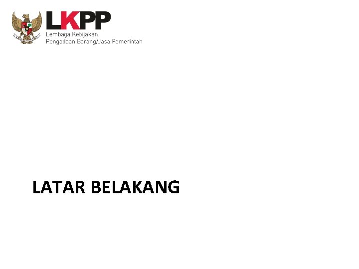 LATAR BELAKANG 