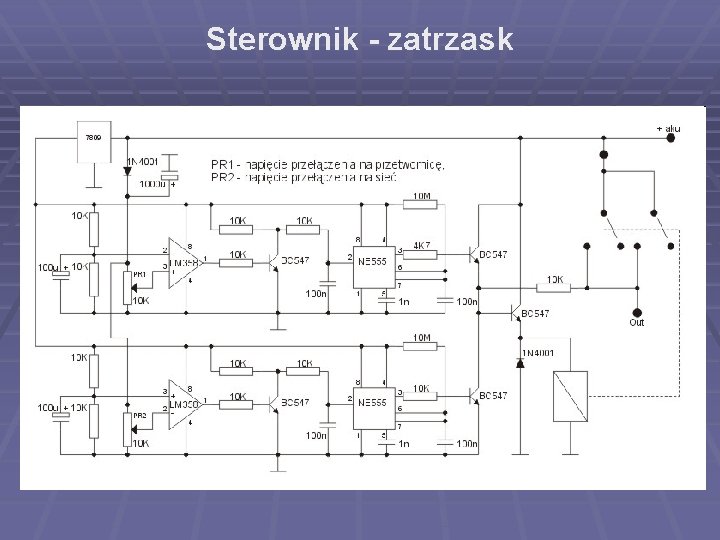 Sterownik - zatrzask 