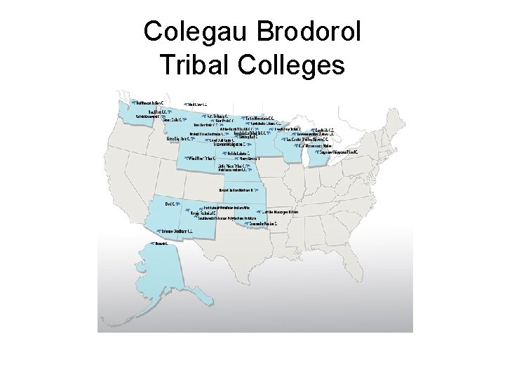 Colegau Brodorol Tribal Colleges 