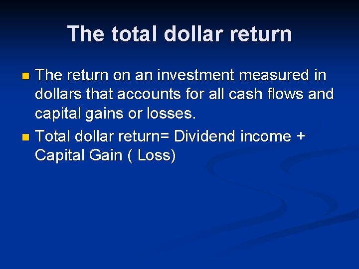 Fundamental Of Investment Chapter One A Brief History