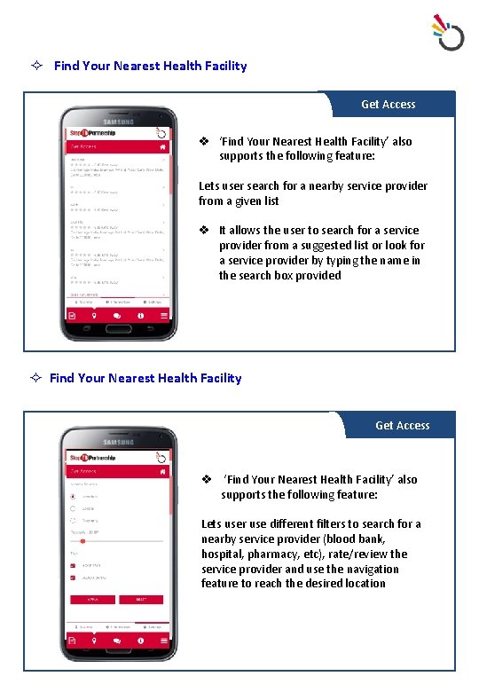 ² Find Your Nearest Health Facility Get Access v ‘Find Your Nearest Health Facility’