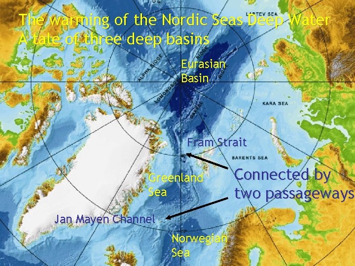 The warming of the Nordic Seas Deep Water A tale of three deep basins