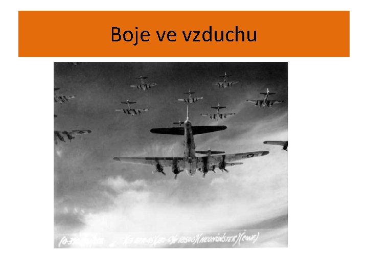 Boje ve vzduchu 