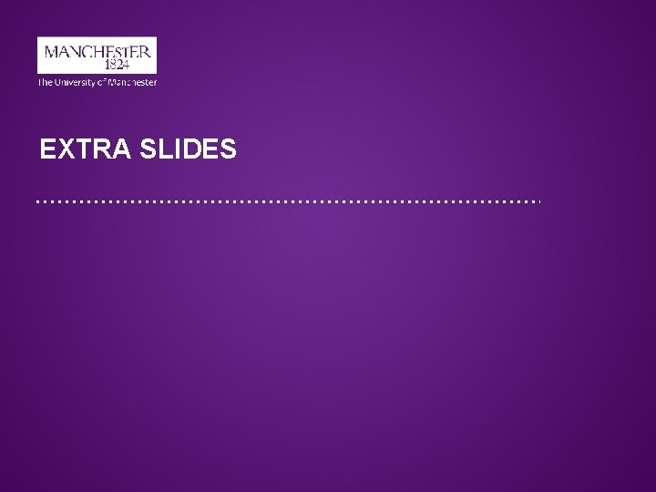 EXTRA SLIDES 