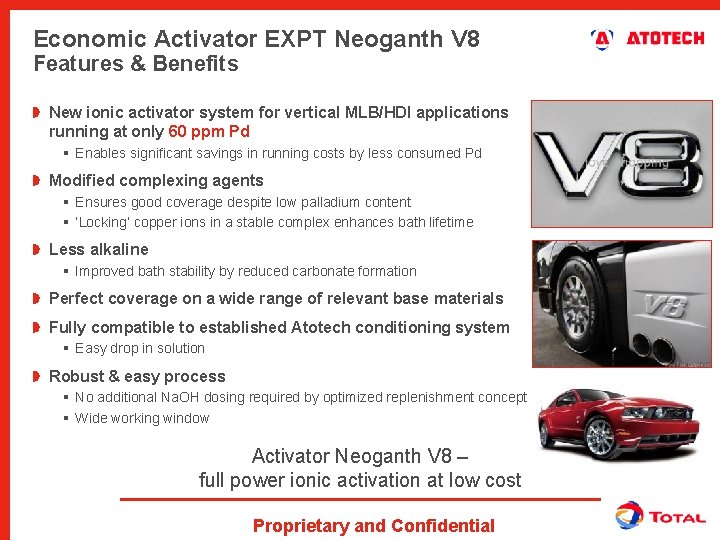 Economic Activator EXPT Neoganth V 8 Features & Benefits New ionic activator system for