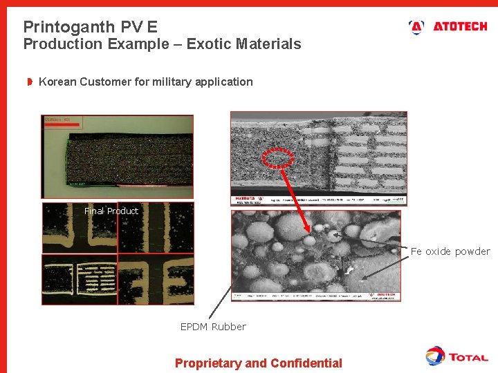 Printoganth PV E Production Example – Exotic Materials Korean Customer for military application Final