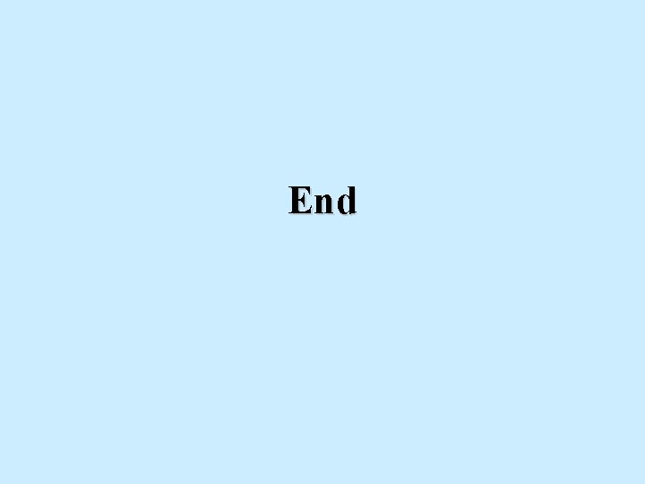 End 