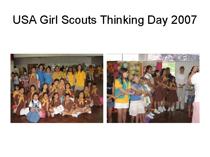 USA Girl Scouts Thinking Day 2007 