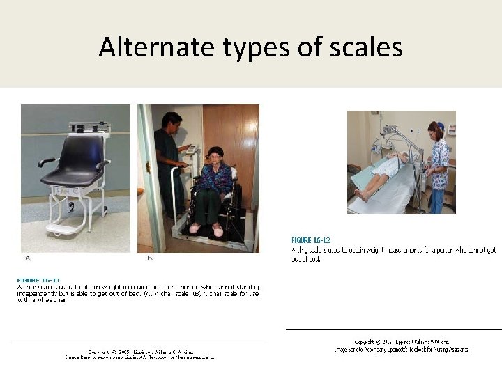 Alternate types of scales 