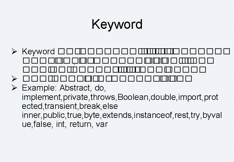 Keyword Ø Keyword ���������� ����� , �� ������ ���� ����� Ø ����� ���� ����