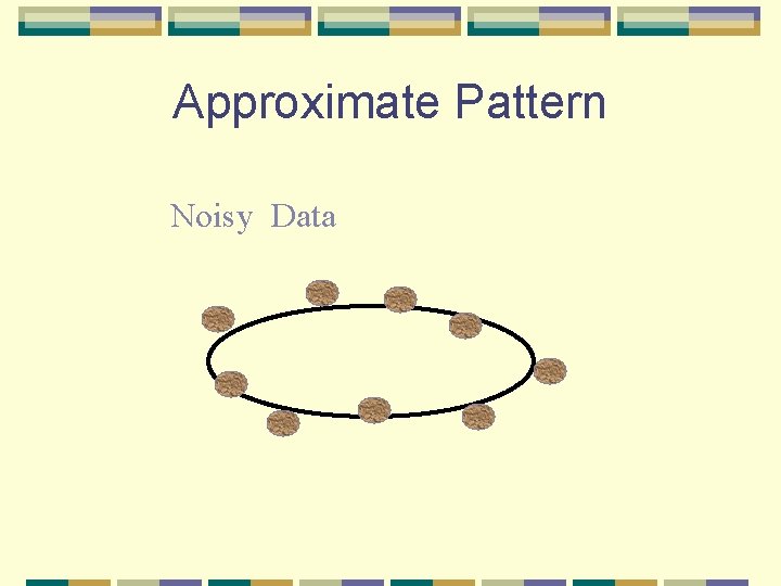 Approximate Pattern Noisy Data Approximate Pattern Noisy Data