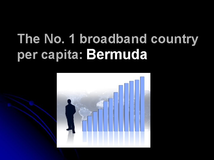 The No. 1 broadband country per capita: Bermuda 