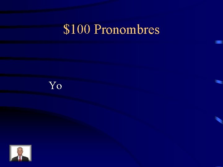 $100 Pronombres Yo 