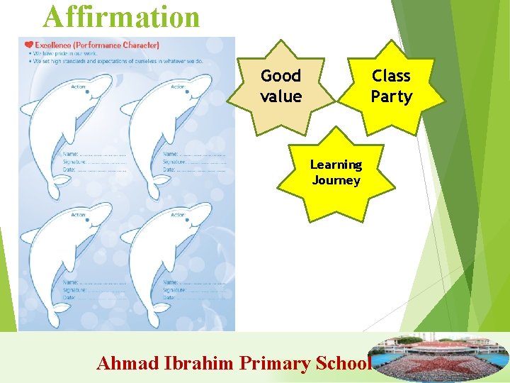 Affirmation Class Party Good value Learning Journey Ahmad Ibrahim Primary School 