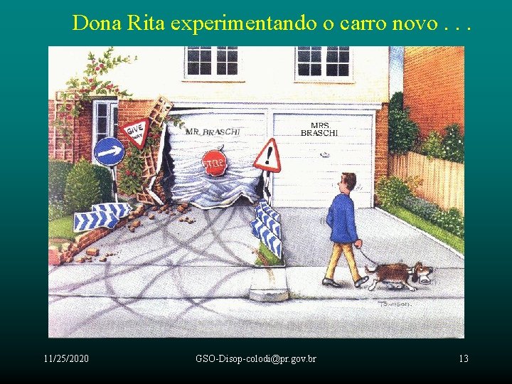 Dona Rita experimentando o carro novo. . . 11/25/2020 GSO-Disop-colodi@pr. gov. br 13 