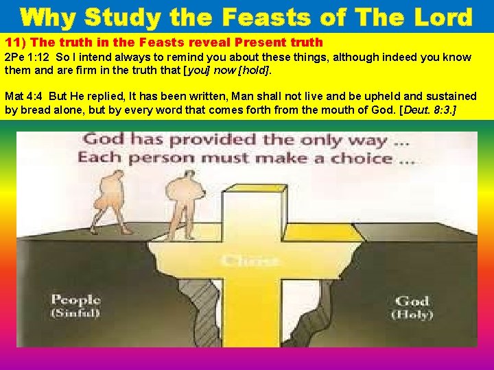 Why Study the Feasts of The Lord 11) The truth in the Feasts reveal