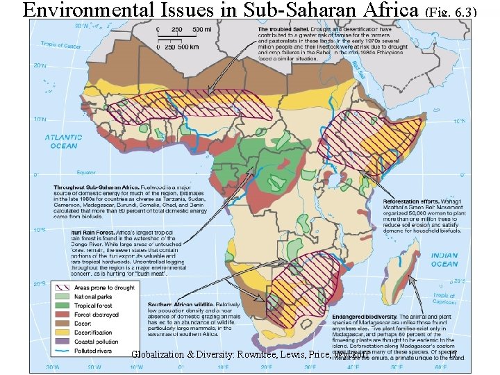 Environmental Issues in Sub-Saharan Africa (Fig. 6. 3) Globalization & Diversity: Rowntree, Lewis, Price,