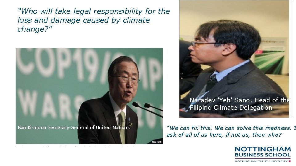 “Who will take legal responsibility for the Click to edit Master title style loss