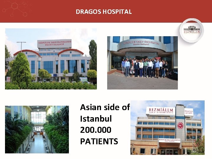 DRAGOS HOSPITAL Asian side of Istanbul 200. 000 PATIENTS 