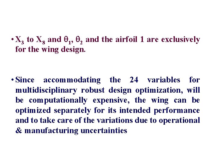  • X 3 to X 8 and 1, 2 and the airfoil 1