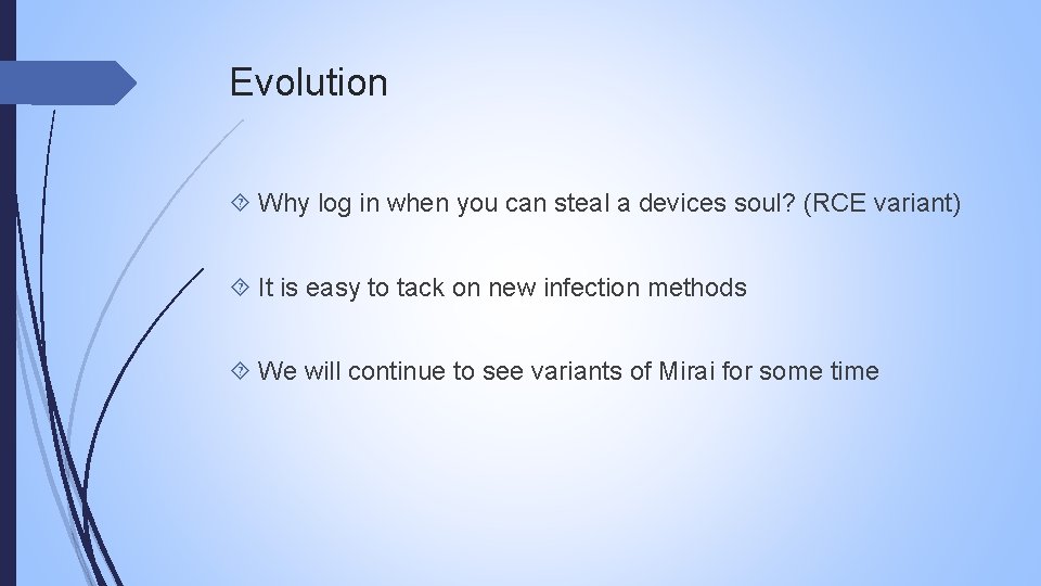 Evolution Why log in when you can steal a devices soul? (RCE variant) It