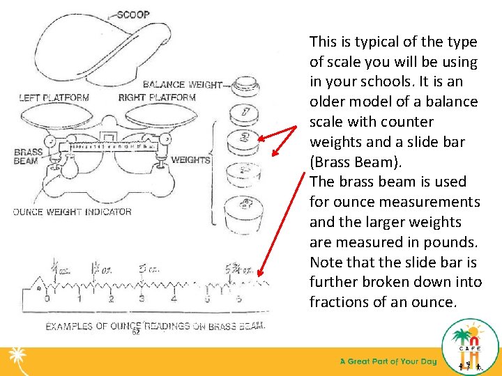 This is typical of the type of scale you will be using in your