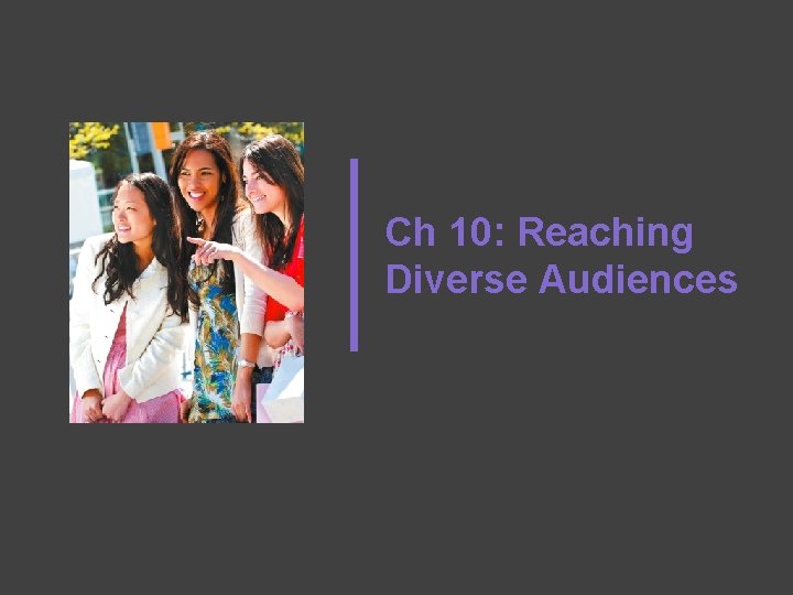 Ch 10: Reaching Diverse Audiences 