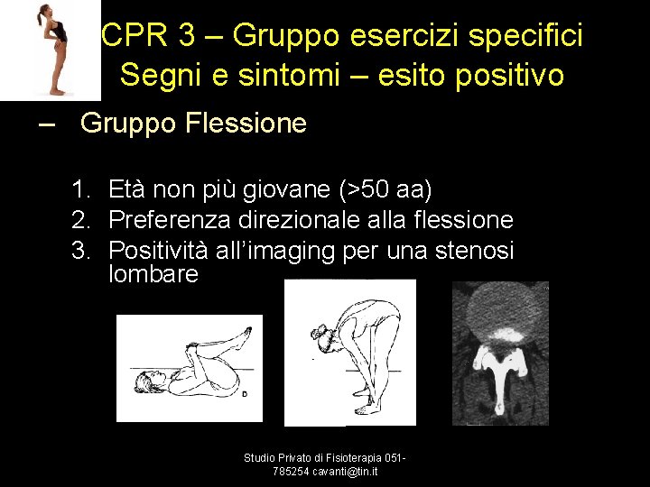 CPR 3 – Gruppo esercizi specifici Segni e sintomi – esito positivo – Gruppo