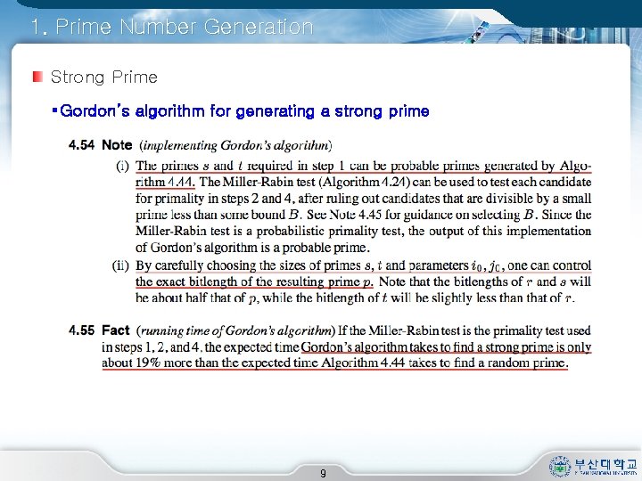 1. Prime Number Generation Strong Prime § Gordon’s algorithm for generating a strong prime