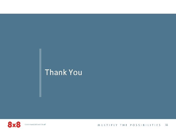 Thank You Communications Cloud 11 