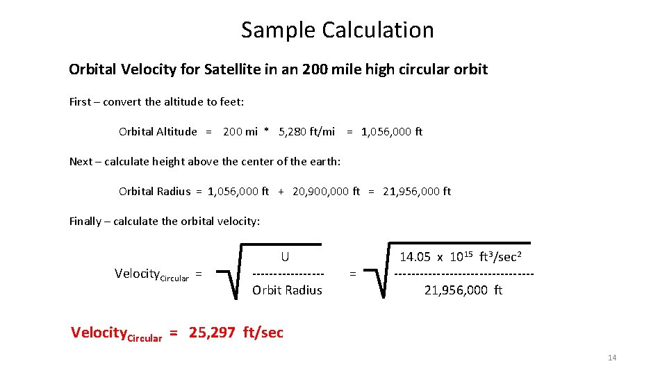 Basic Orbital Mechanics Classroom Lesson Lab Rat Scientific