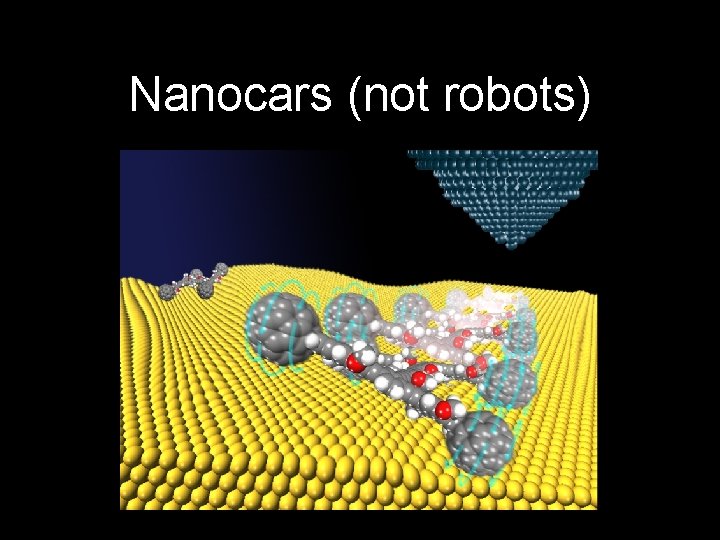 Nanocars (not robots) 