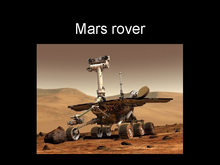 Mars rover 