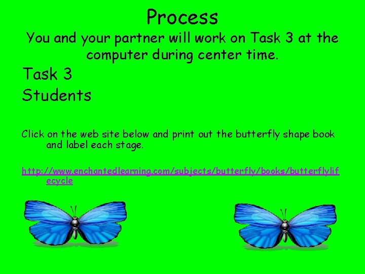 Process You and your partner will work on Task 3 at the computer during