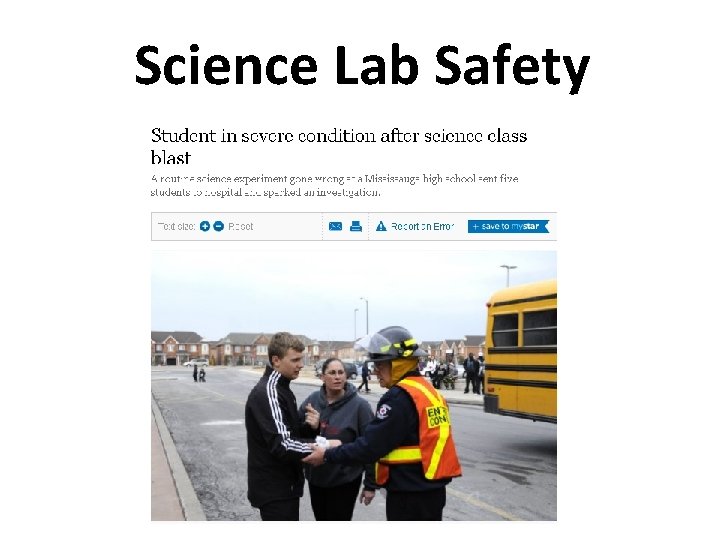 Science Lab Safety 