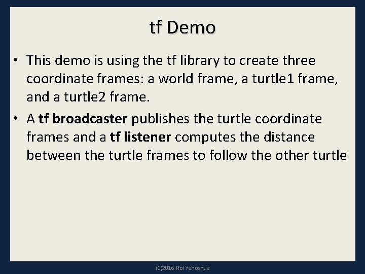 tf Demo • This demo is using the tf library to create three coordinate