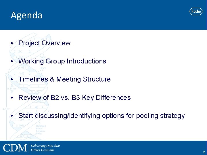 Agenda • Project Overview • Working Group Introductions • Timelines & Meeting Structure •