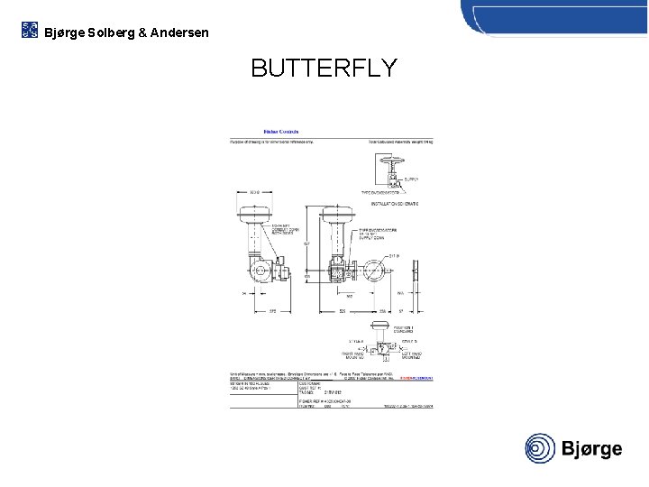 Bjørge Solberg & Andersen BUTTERFLY 