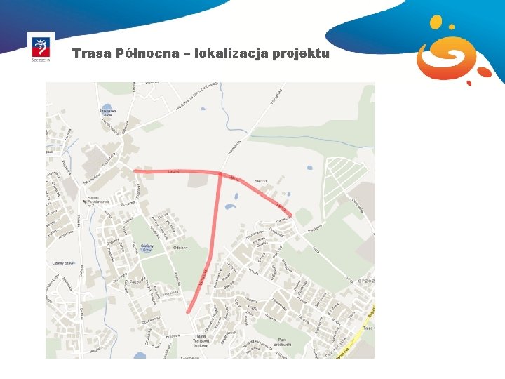 Trasa Północna – lokalizacja projektu 