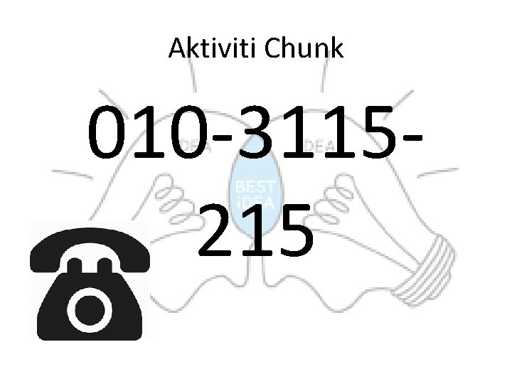 Aktiviti Chunk 010 -3115215 Aktiviti Chunk 010 -3115215