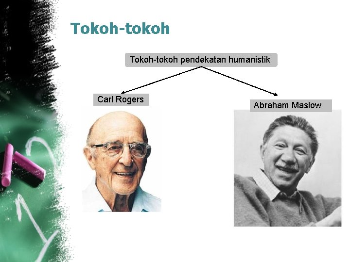 Tokoh-tokoh pendekatan humanistik Carl Rogers Abraham Maslow Tokoh-tokoh pendekatan humanistik Carl Rogers Abraham Maslow