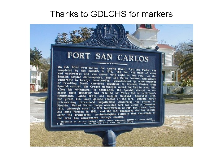 Thanks to GDLCHS for markers 