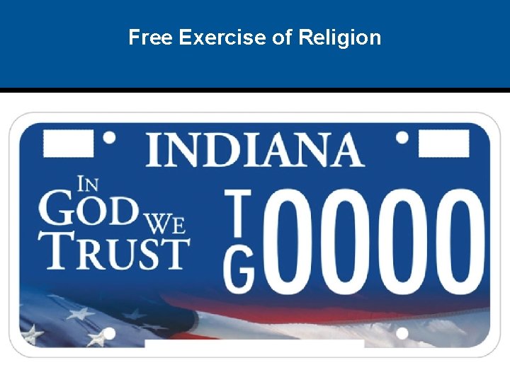 Free Exercise of Religion 