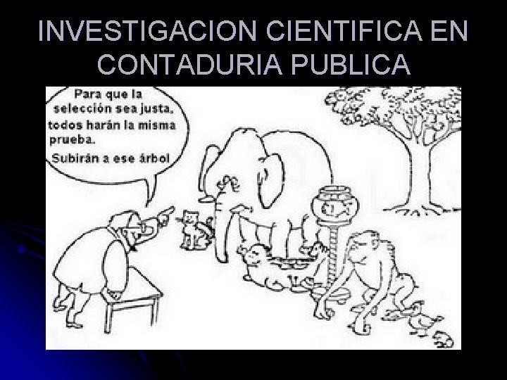 INVESTIGACION CIENTIFICA EN CONTADURIA PUBLICA 