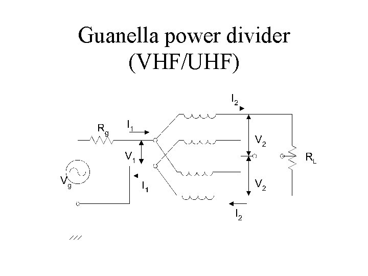 Guanella power divider (VHF/UHF) 