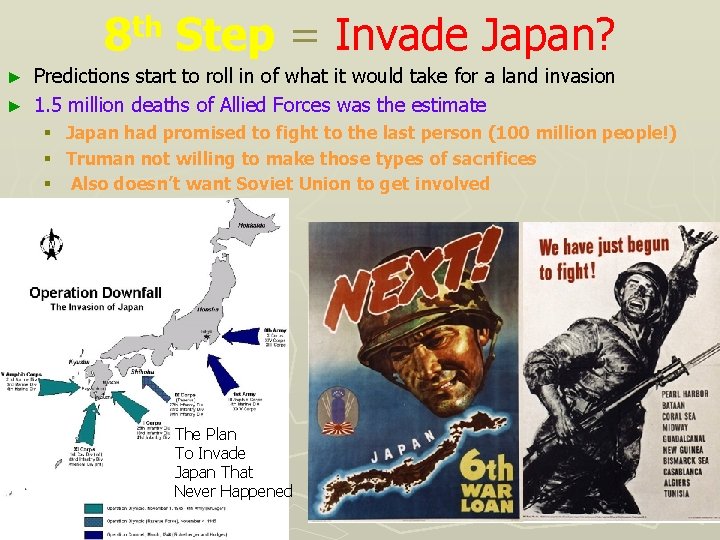 8 th Step = Invade Japan? Predictions start to roll in of what it