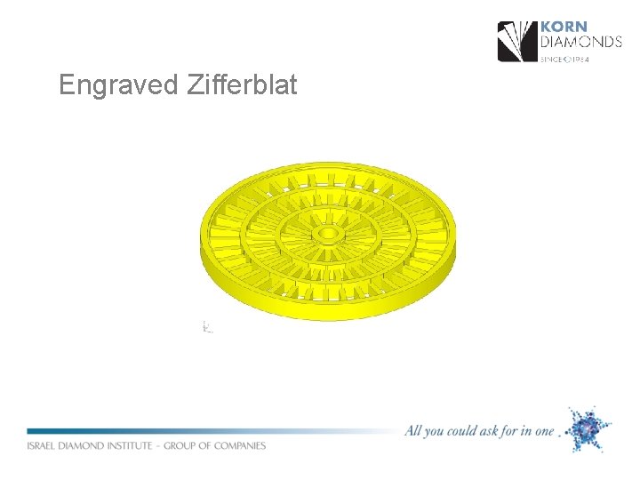 Engraved Zifferblat 