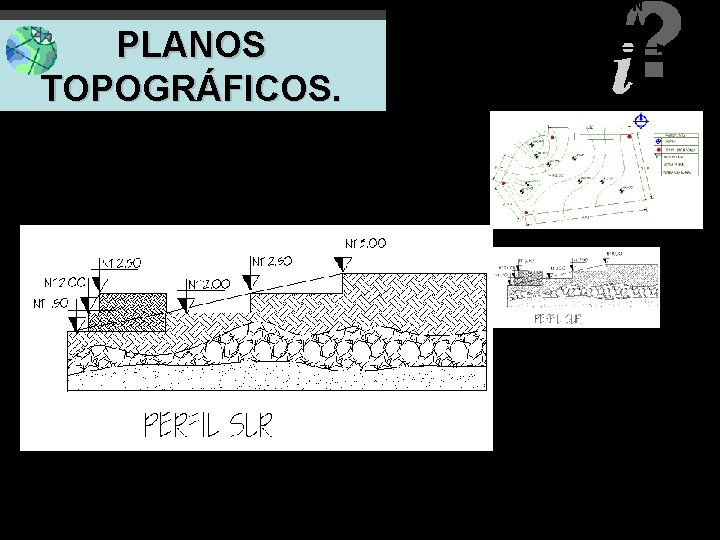 PLANOS TOPOGRÁFICOS. Simbología 